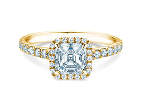 Verlobungsring Pure Life in 9K Gelbgold mit Labordiamanten 0,88ct E/VS