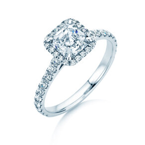 Verlobungsring Pure Life in 14K Weißgold mit Diamanten 0,61ct G/VS