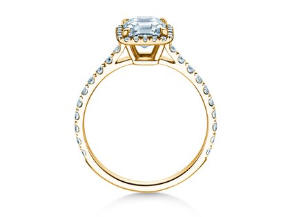 Verlobungsring Pure Life in 9K Gelbgold mit Labordiamanten 0,88ct E/VS
