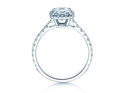 Verlobungsring Pure Life in 14K Weißgold mit Diamanten 0,61ct G/VS