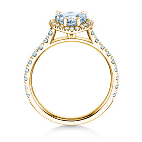 Verlobungsring Pure Love in 9K Gelbgold mit Labordiamanten 0,65ct E/VS