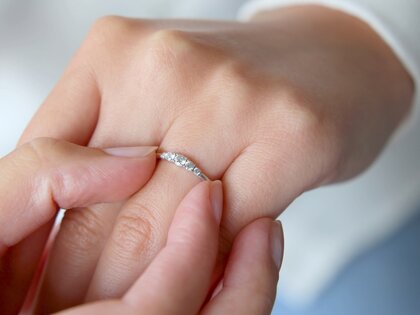 Verlobungsring 5 Diamonds in 18K Weißgold mit Diamanten 0,25ct G/SI