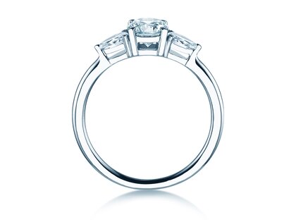 Verlobungsring Allure in 14K Weißgold mit Labordiamanten 0,41ct E/VS