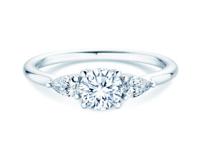Verlobungsring Allure in 14K Weißgold mit Labordiamanten 0,41ct E/VS