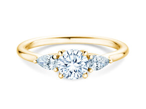 Verlobungsring Allure in 9K Gelbgold mit Labordiamanten 0,41ct E/VS
