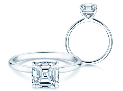 Verlobungsring Asscher Cut