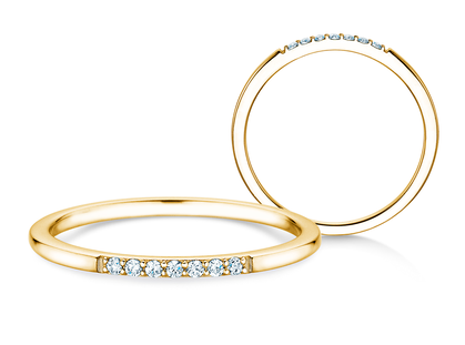 Verlobungsring Unity N° 7 in Gelbgold