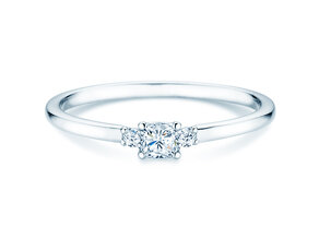 Verlobungsring Vivid Petite Cushion Cut in Platin