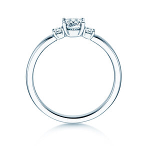 Verlobungsring Vivid Petite Diamond in 9K Weißgold mit Labordiamanten 0,40ct E/VS