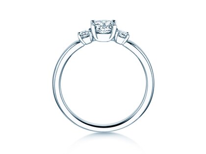 Verlobungsring Vivid Petite Diamond in 18K Weißgold mit Diamanten 0,50ct G/SI