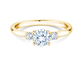 Verlobungsring Vivid Petite Diamond in 18K Gelbgold mit Labordiamanten 0,60ct E/VS