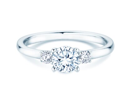 Verlobungsring Vivid Petite Diamond in 18K Weißgold mit Labordiamanten 0,60ct E/VS