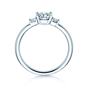 Verlobungsring Vivid Petite Diamond in 18K Weißgold mit Labordiamanten 0,60ct E/VS