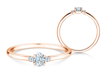 Verlobungsring Vivid Petite Oval Cut in Roségold