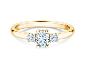 Verlobungsring Vivid Petite Oval Cut in 14K Gelbgold mit Diamanten 0,50ct G/SI