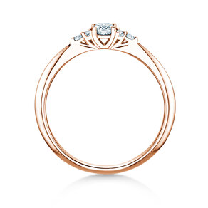 Verlobungsring Vivid Diamond in 9K Roségold mit Diamanten 0,31ct