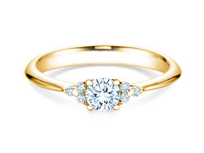 Verlobungsring Vivid Diamond in 18K Gelbgold mit Diamanten 0,43ct G/SI