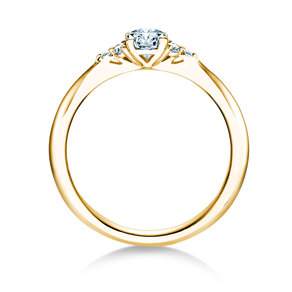 Verlobungsring Vivid Diamond in 18K Gelbgold mit Diamanten 0,43ct G/SI