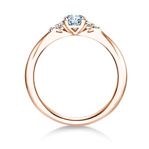 Verlobungsring Vivid Diamond in 18K Roségold mit Diamanten 0,43ct G/SI