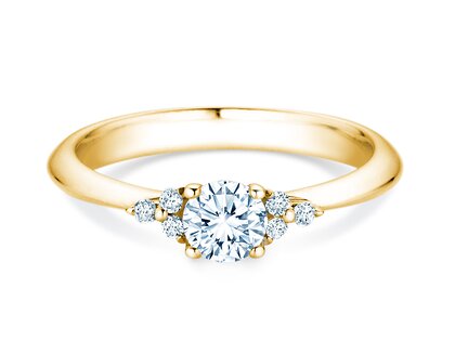 Verlobungsring Vivid Diamond in Gelbgold