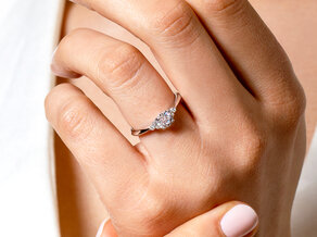 Verlobungsring Vivid Diamond in 18K Weißgold mit Diamanten 0,59ct G/SI