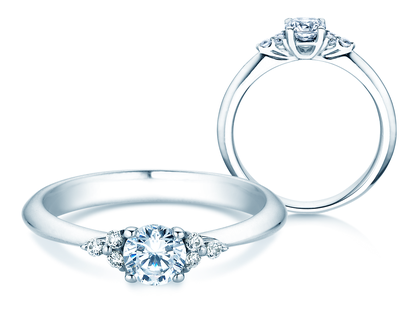 Verlobungsring Vivid Diamond in Platin