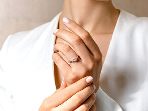 Verlobungsring Vivid Diamond in 18K Weißgold mit Diamanten 0,59ct G/SI