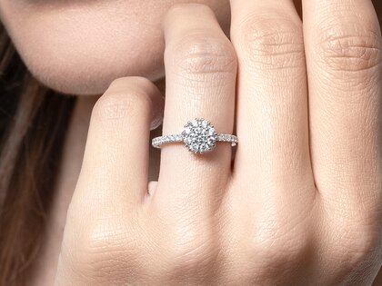 Verlobungsring Bloom Pavé