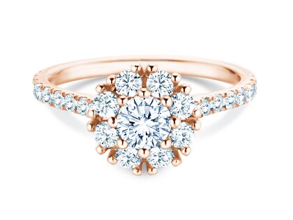 Verlobungsring Bloom Pavé in Roségold