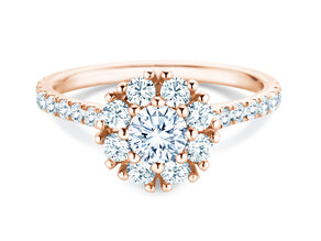 Verlobungsring Bloom Pavé in Roségold