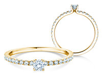 Verlobungsring Classic 4 Pavé