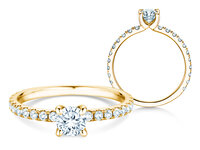 Verlobungsring Classic 4 Pavé