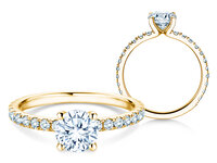 Verlobungsring Classic 4 Pavé