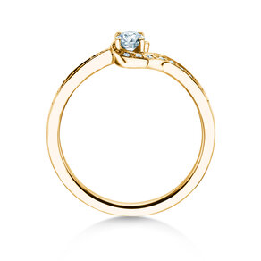 Verlobungsring Crush  in 18K Gelbgold mit Diamanten 0,58ct G/SI