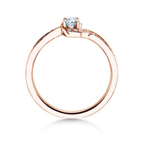 Verlobungsring Crush  in 9K Roségold mit Diamanten 0,27ct G/SI