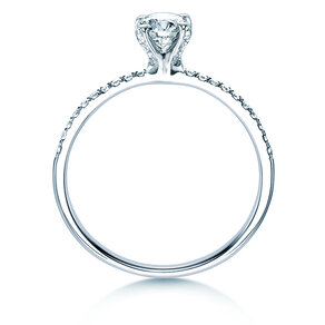 Verlobungsring Grace in 18K Weißgold mit Diamanten 0,70ct G/SI