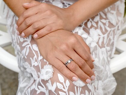 Verlobungsring Grace in 18K Weißgold mit Diamanten 0,70ct G/SI