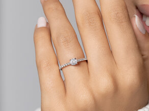Verlobungsring Pure Diamond in 18K Weißgold mit Diamanten 0,62ct G/SI