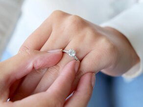 Verlobungsring Pure Diamond in 18K Weißgold mit Diamanten 1,17ct G/SI