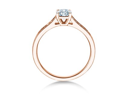 Verlobungsring Surprise Pavé in Roségold