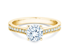 Verlobungsring Surprise Pavé in 9K Gelbgold mit Diamanten 1,28ct G/SI
