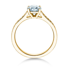 Verlobungsring Surprise Pavé in 9K Gelbgold mit Diamanten 1,28ct G/SI