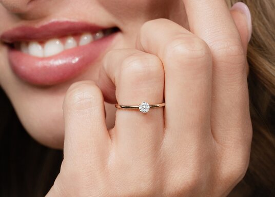 Verlobungsring Classic 4 in Roségold