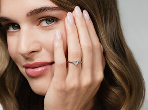 Verlobungsring Classic 4 in 14K Gelbgold mit Diamant 0,40ct G/SI
