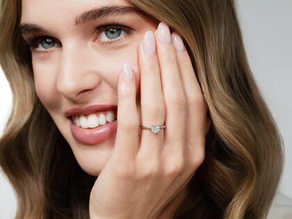 Verlobungsring Classic 4 in 14K Gelbgold mit Diamant 0,75ct G/SI