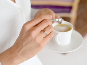Verlobungsring Classic 4 in 14K Weißgold mit Labordiamant 0,50ct E/VS