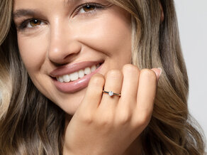 Verlobungsring Classic 6 in 14K Gelbgold mit Diamant 0,20ct G/SI