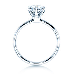Verlobungsring Classic 6 in 14K Weißgold mit Diamant 2,50ct G/VS