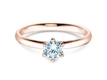Verlobungsring Classic 6 in Roségold