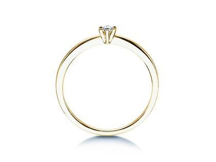 Verlobungsring Classic Petite in Gelbgold